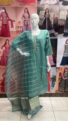 Sea Green handwork dress