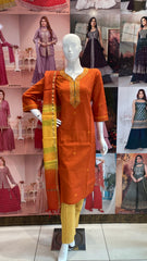 Printed Kurta pant set(single piece)