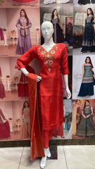 Handwork Kurti Pant set