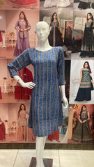 Knee Length printed one piece