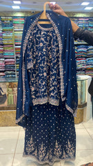 Traditional Palazzo Dress with Intricate work