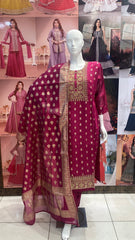 Red Handwork dress