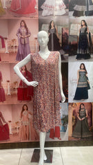 Printed Knee Length One piece