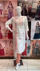 Printed Kurta Pant Set(Single Piece)