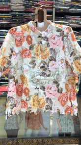 Floral Imported Tunic Shirt S02