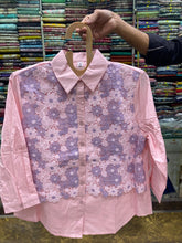 Pink Cutwork Imported top