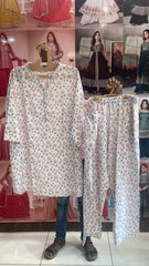 Printed Plus Size Coord Set