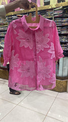 Pink Floral Imported Top