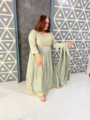 Sea Green Anarkali Suit