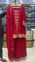 Red Palazzo Dress