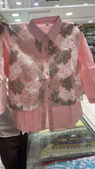 Peach & Green Imported top