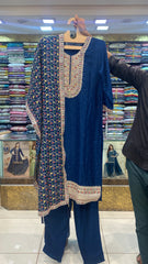 Kurta Pant Set with Printed Dupatta