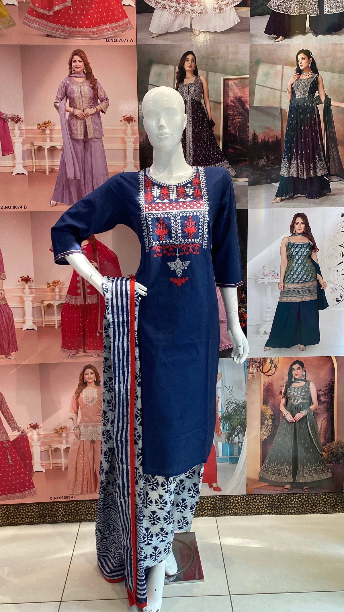 Printed Kurta pant set(Single Piece)