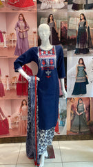 Printed Kurta pant set(Single Piece)