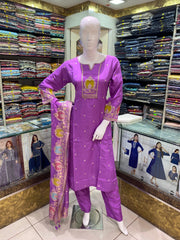 Violet Designer Salwar Suit